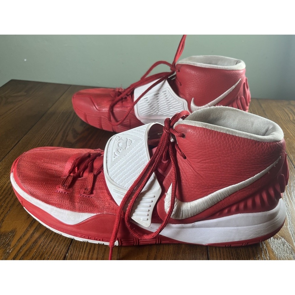 Nike Kyrie 6 Basketball Shoes Mens Size 15 TB Promo Gym Red White